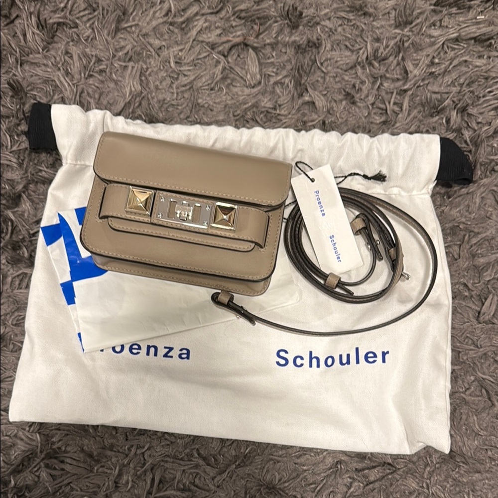 Proenza Schouler PS11 Micro Belt Bag. LIGHT TAUPE excellent condition
